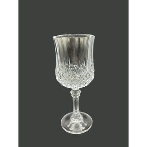 Longchamp Cristal D'Arques Durand Water Goblet Glass Crystal Stemware